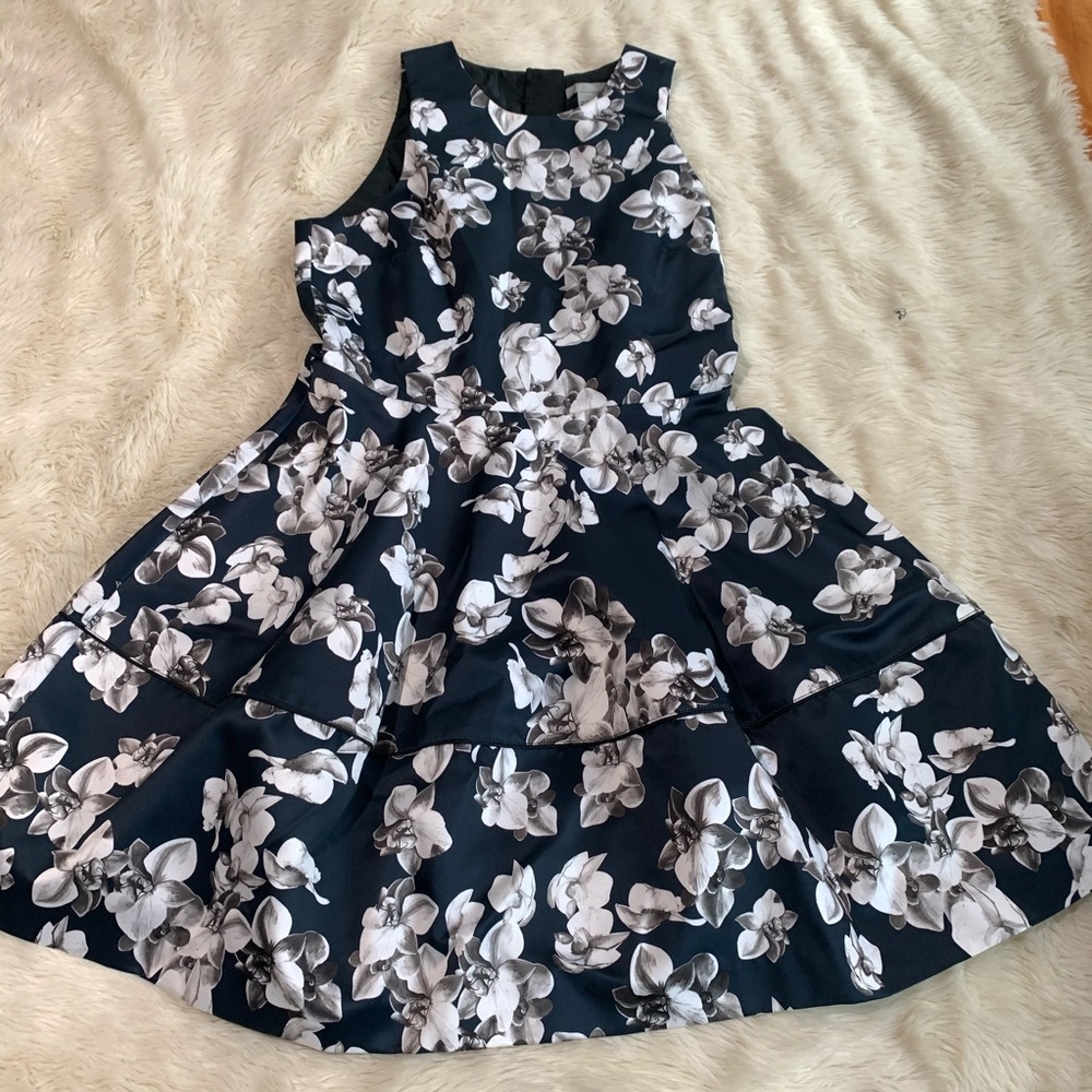 Beautiful never worn floral flare dress